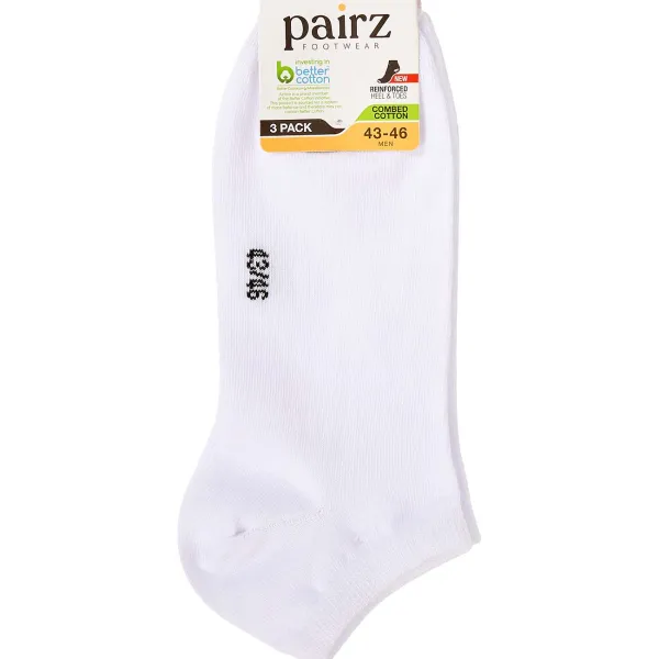 Pairz Sneakersokken Wit Outlet