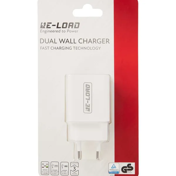 Re-load Dual Snellader Zwart,Wit Outlet