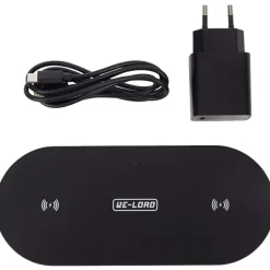 Re-load Dubbele Draadloze Oplader Beige,Zwart New