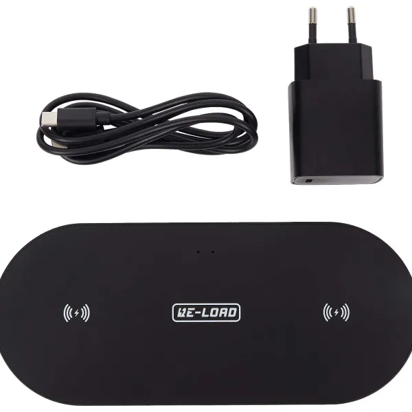 Re-load Dubbele Draadloze Oplader Beige,Zwart New