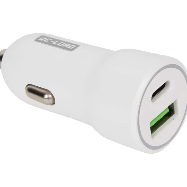 Re-load Usb Dual Auto-Snellader Zwart,Wit Online