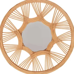 Merk Ronde Spiegel Bruin Hot