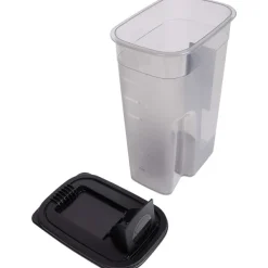 Rotho Dierenvoer Bewaarbox Transparant,Zwart Clearance