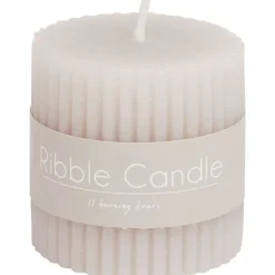 Candra Rustieke Mini-Kaars Blauw,Groen,Roze,Wit Clearance