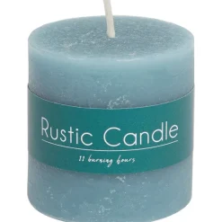 Candra Rustieke Mini-Kaars Blauw,Groen,Roze,Wit Clearance