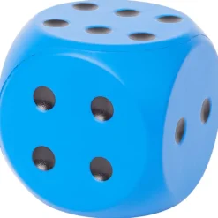 Mini Matters Schuimrubberen Dobbelsteen Blauw,Rood