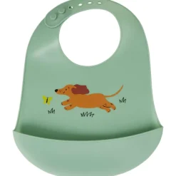 SuperTrash Siliconen Slabbetje Blauw,Grijs,Groen,Roze