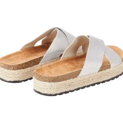 Merk Slippers Bruin,Goud,Zilver Outlet