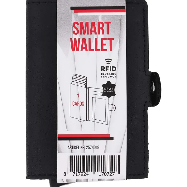 McGregor Smart Pasjeshouder Zwart,Bruin Sale