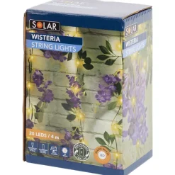 Merk Solar Lichtsnoer Op Zonne-Energie Groen,Roze,Wit Discount