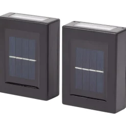 Merk Solar Up & Down Muurlampen Zwart Best