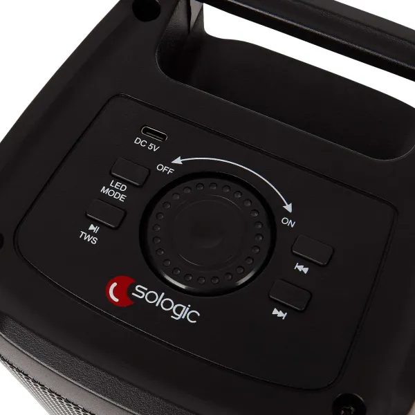 Sologic Bluetooth Speaker Zwart Best