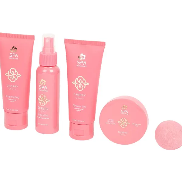 Palmolive Spa Exclusives Giftset Cherry Charm Rood,Roze Discount