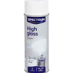 Spectrum Hoogglans Spuitverf Wit