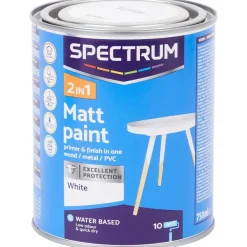 Spectrum 2-In-1 Matte Verf Wit Clearance
