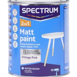 Spectrum 2-In-1 Matte Verf Vintage Pink Roze Online
