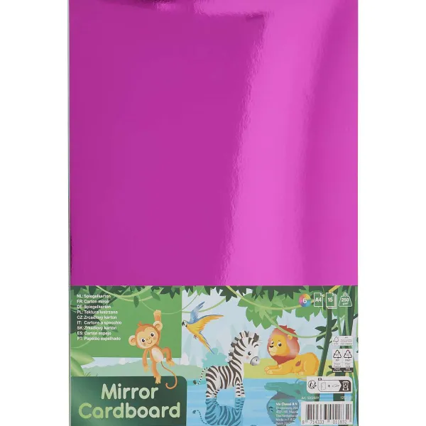 Kids Creative Spiegelkarton A4 Meerkleurig Best