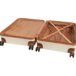 Spilbergen Koffer Milan Beige,Blauw,Roze Clearance