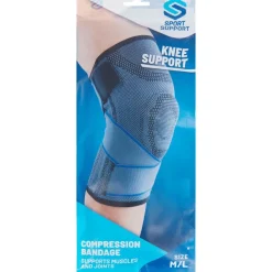 Dunlop Sport Support Kniebandage Blauw Discount