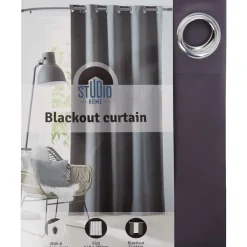 Studio Home Kant-En-Klaar Verduisterend Gordijn Beige,Grijs New