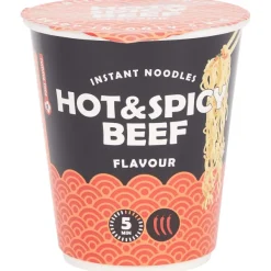 Big Jeff Tummie Time Noodles Hot & Spicy Beef Online
