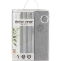C&C Verduisterend Gordijn Grijs,Wit Outlet