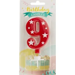 Merk Verjaardagskaars Blauw,Groen,Oranje,Roze,Rood,Geel Sale