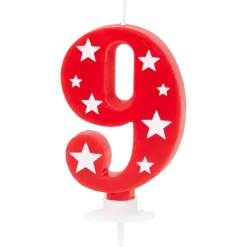 Merk Verjaardagskaars Blauw,Groen,Oranje,Roze,Rood,Geel Sale