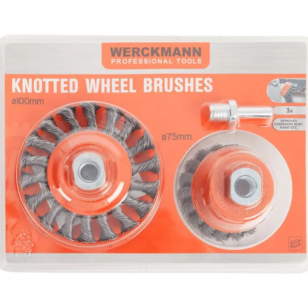 Werckmann Staaldraadborstels Meerkleurig Clearance